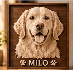Classic plaque style portrait relief